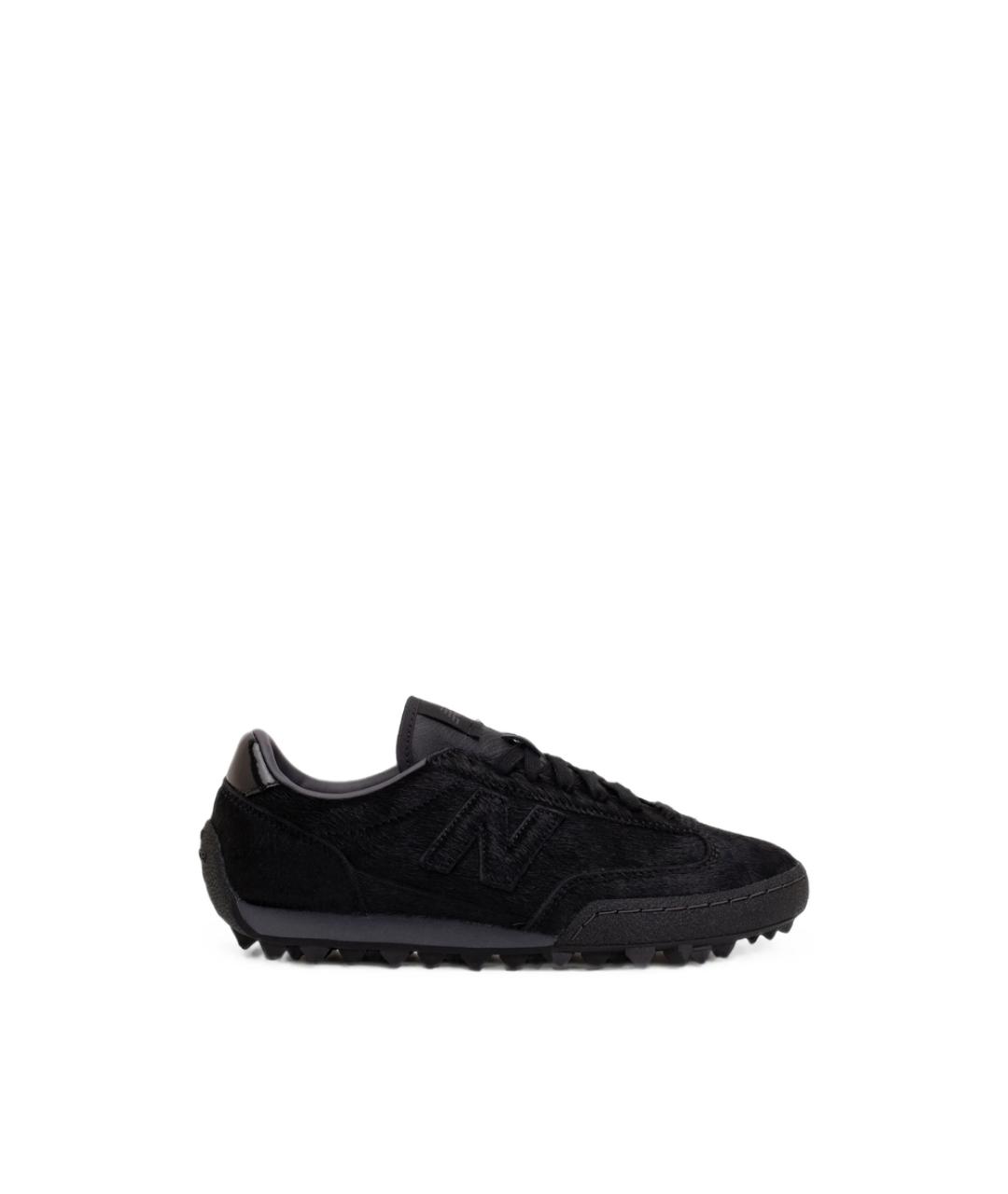 NEW BALANCE Черные кожаные низкие кроссовки / кеды, фото 5