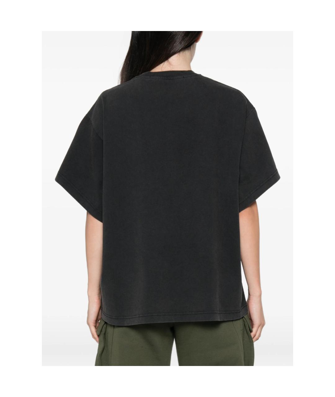 ALEXANDER WANG Черная футболка, фото 4