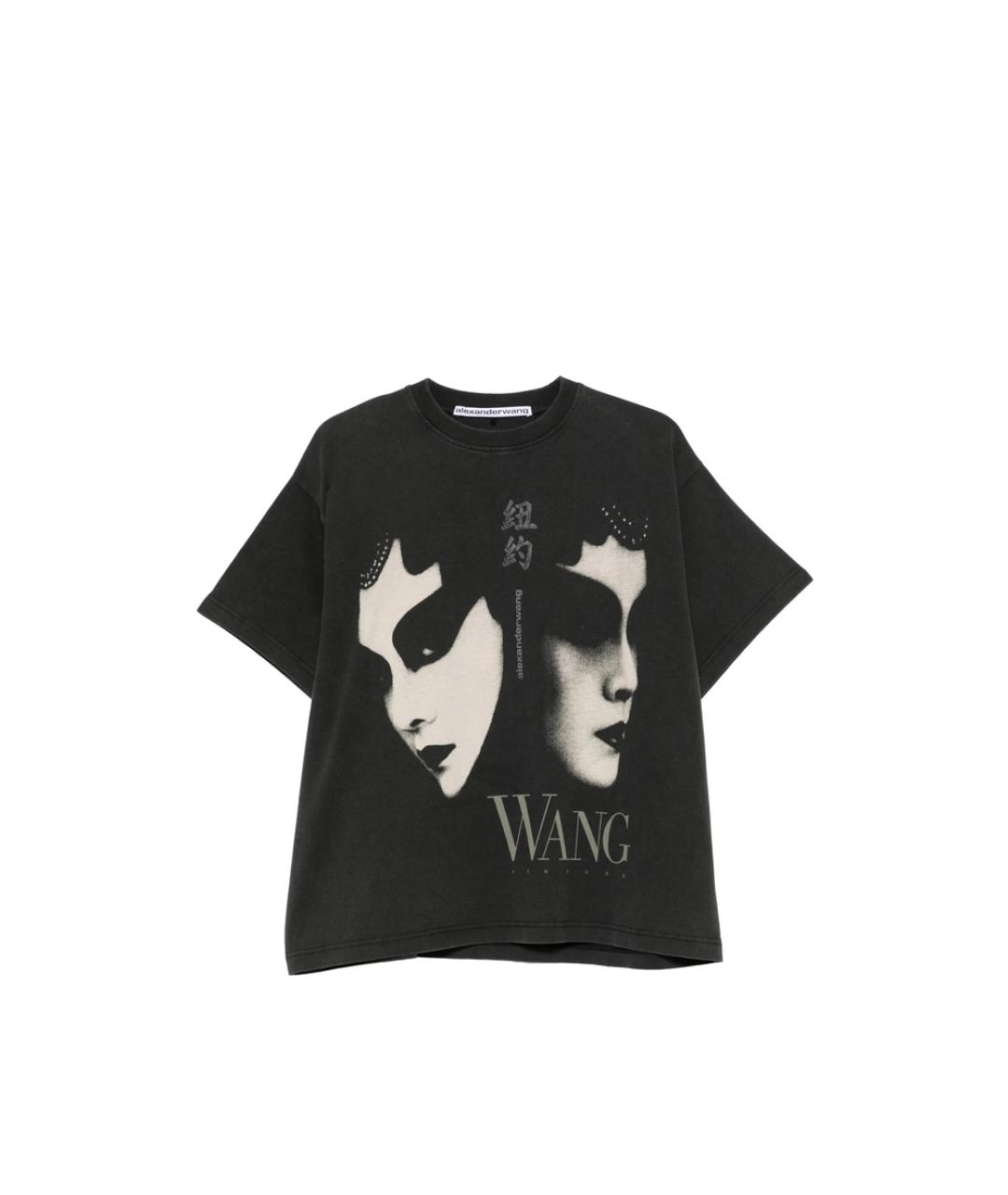 ALEXANDER WANG Черная футболка, фото 6