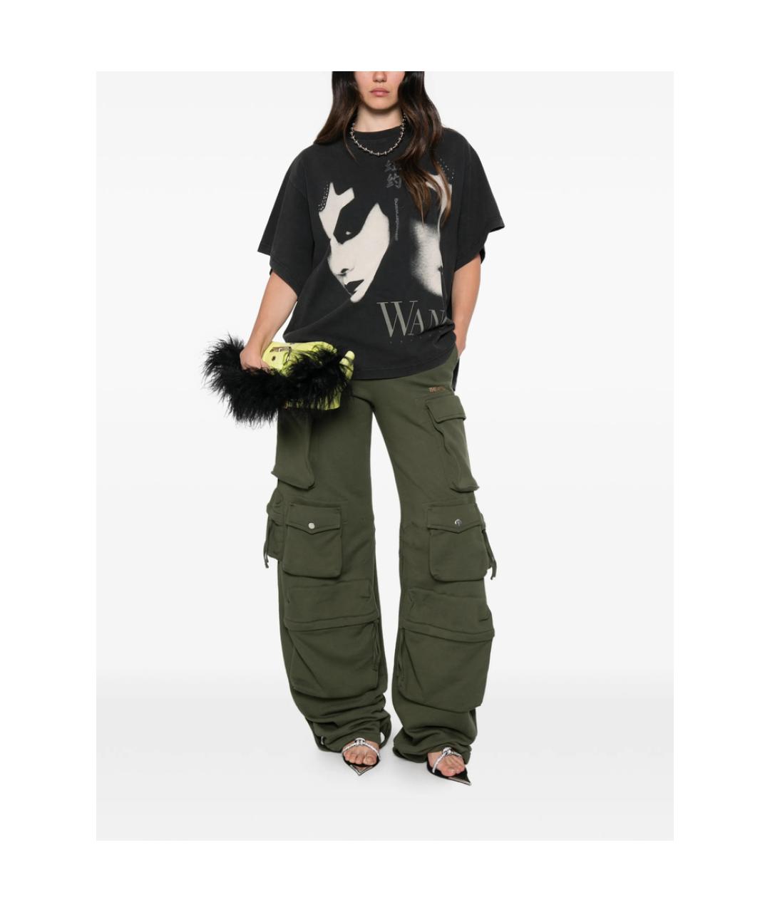 ALEXANDER WANG Черная футболка, фото 5