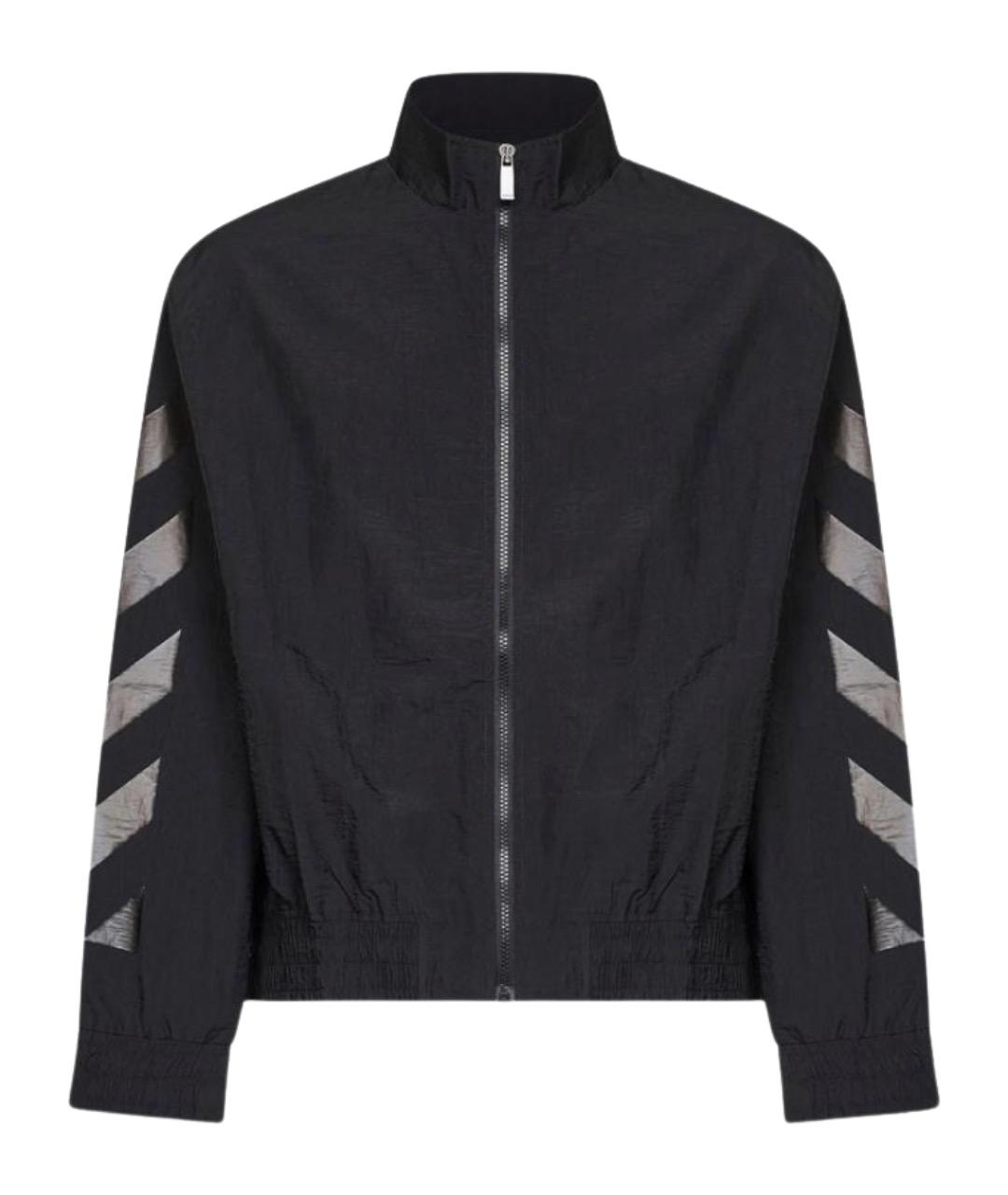 OFF-WHITE Черная полиамидовая спортивная куртка, фото 1