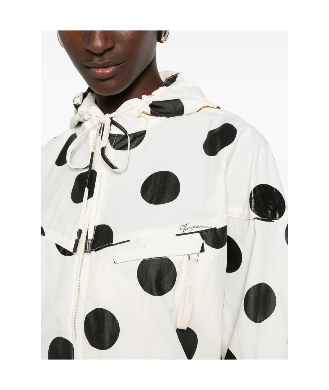 JACQUEMUS Белая полиамидовая куртка, фото 3