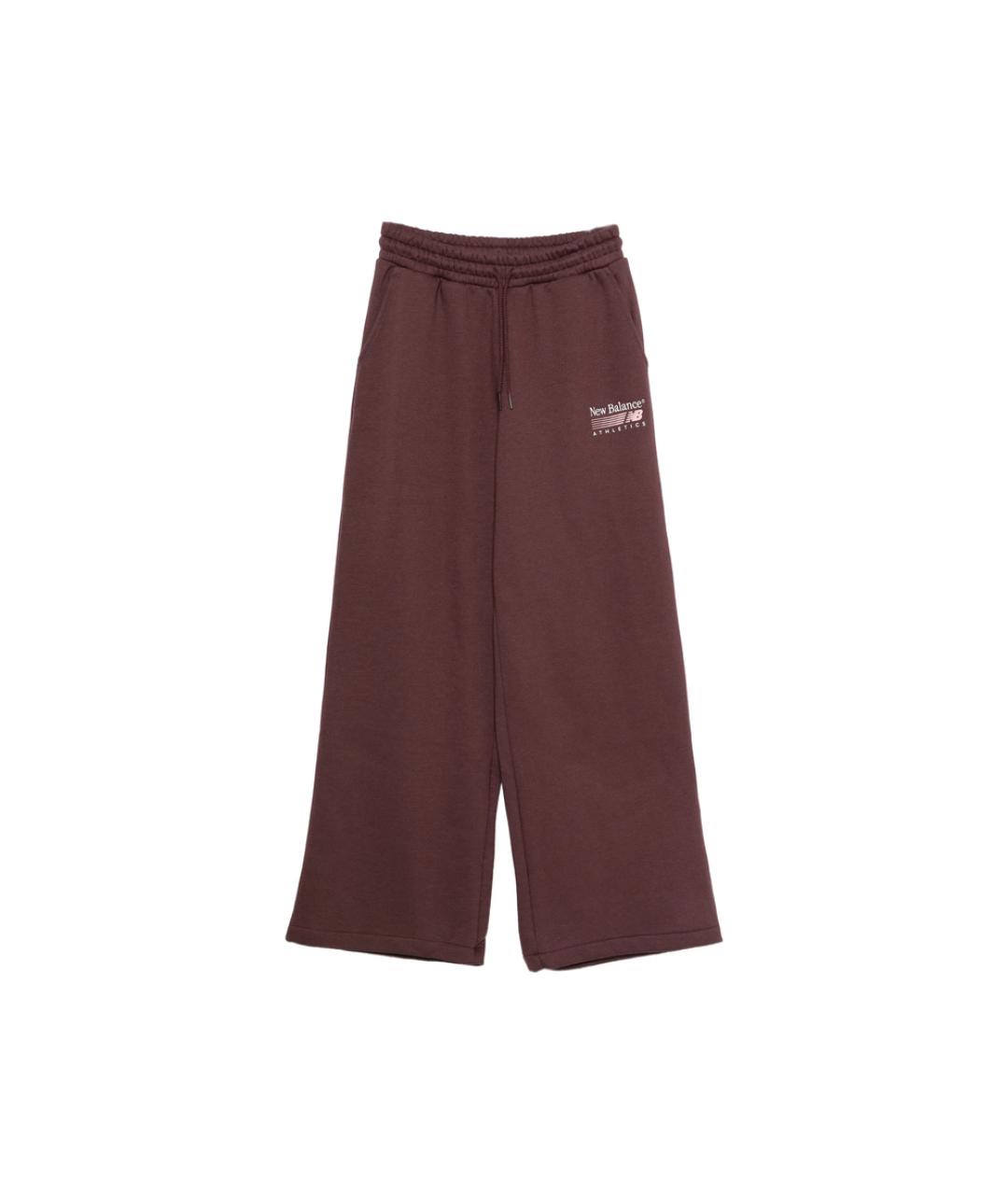 NEW BALANCE Красные прямые брюки, фото 1