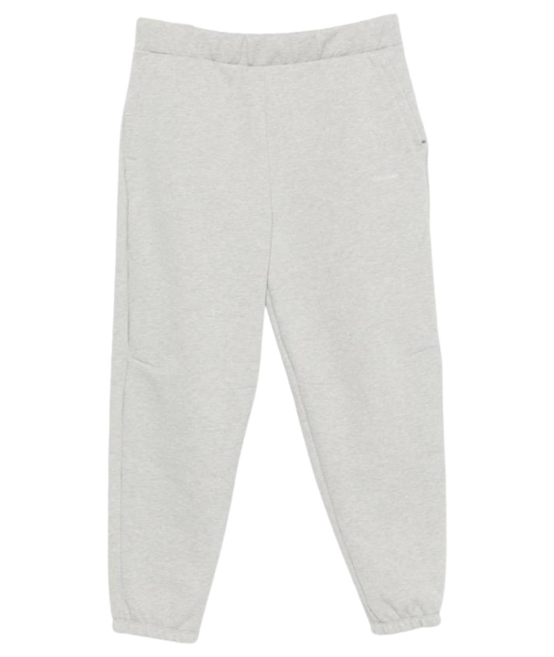 CALVIN KLEIN Серые хлопковые повседневные брюки, фото 1
