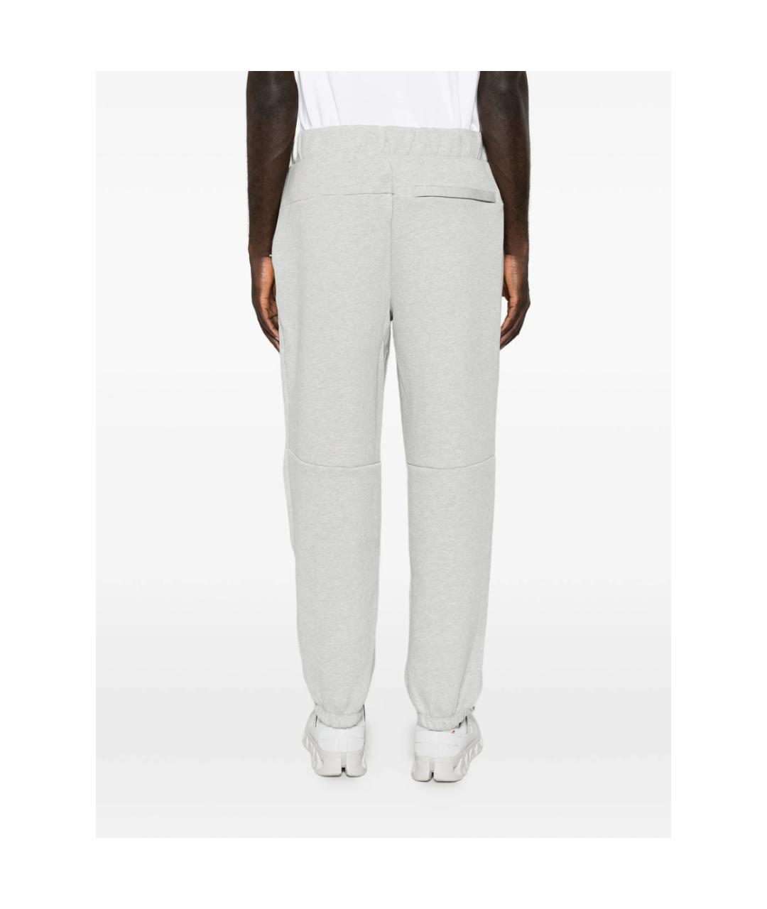 CALVIN KLEIN Серые хлопковые повседневные брюки, фото 4