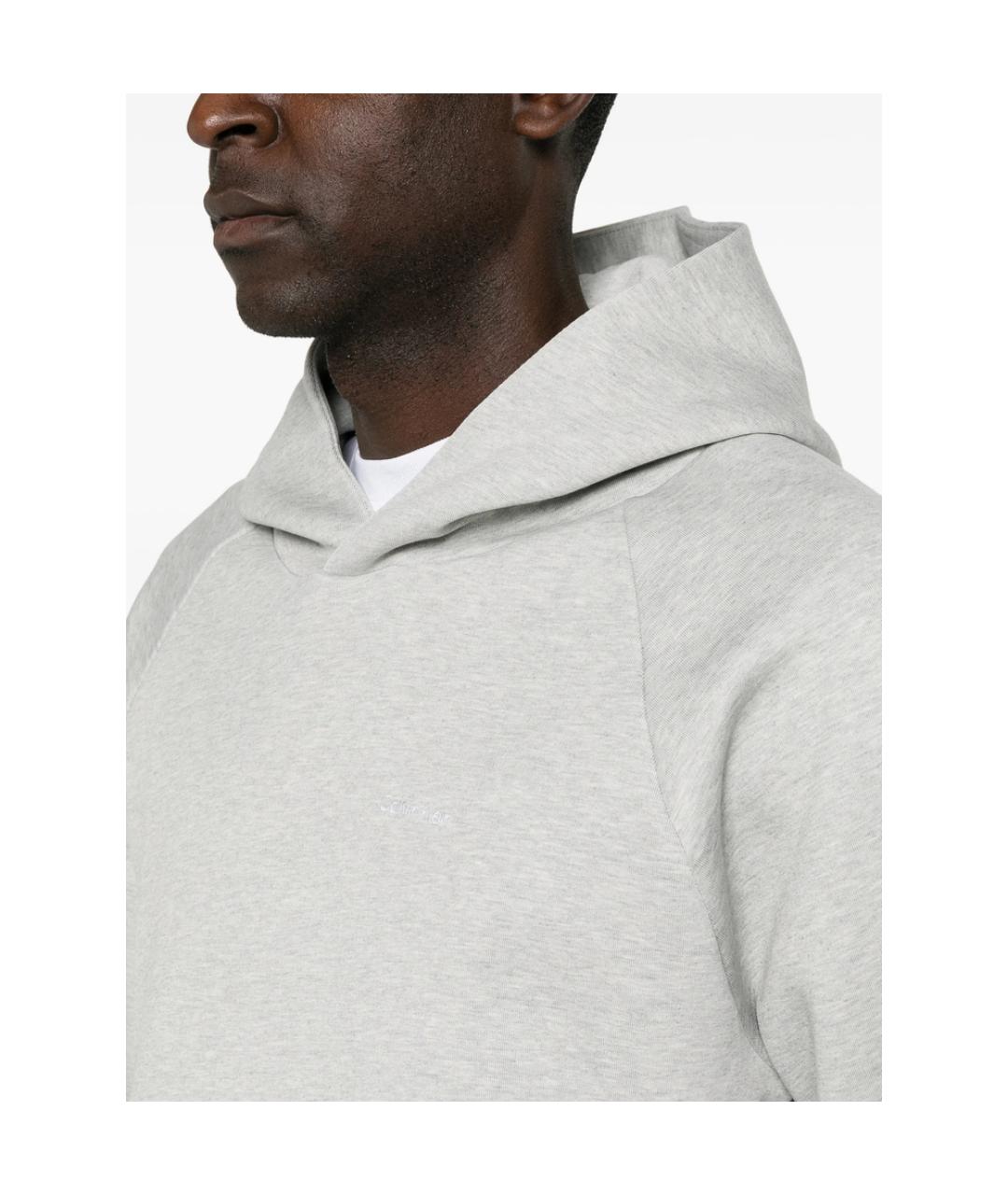 CALVIN KLEIN Серые хлопковые повседневные брюки, фото 3