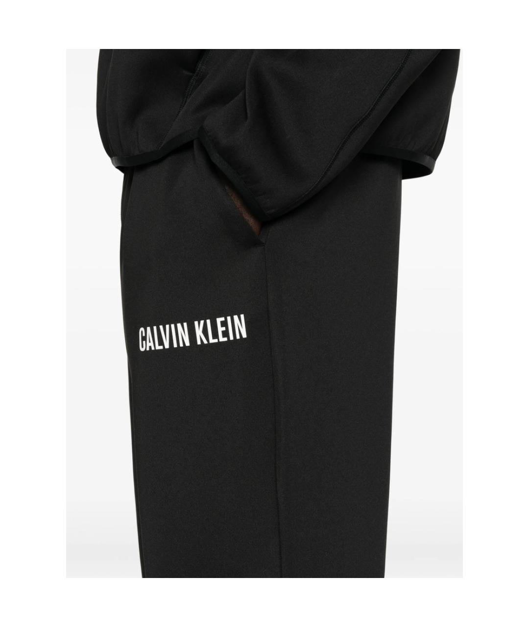 CALVIN KLEIN Черные повседневные брюки, фото 4