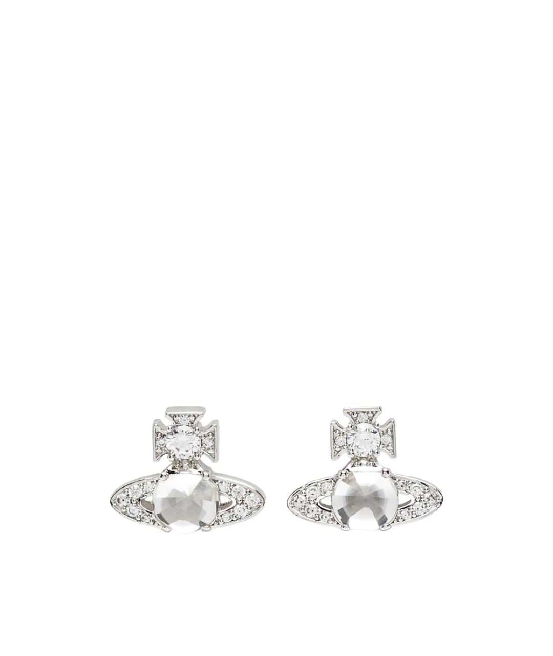 VIVIENNE WESTWOOD Серебряные металлические серьги, фото 4