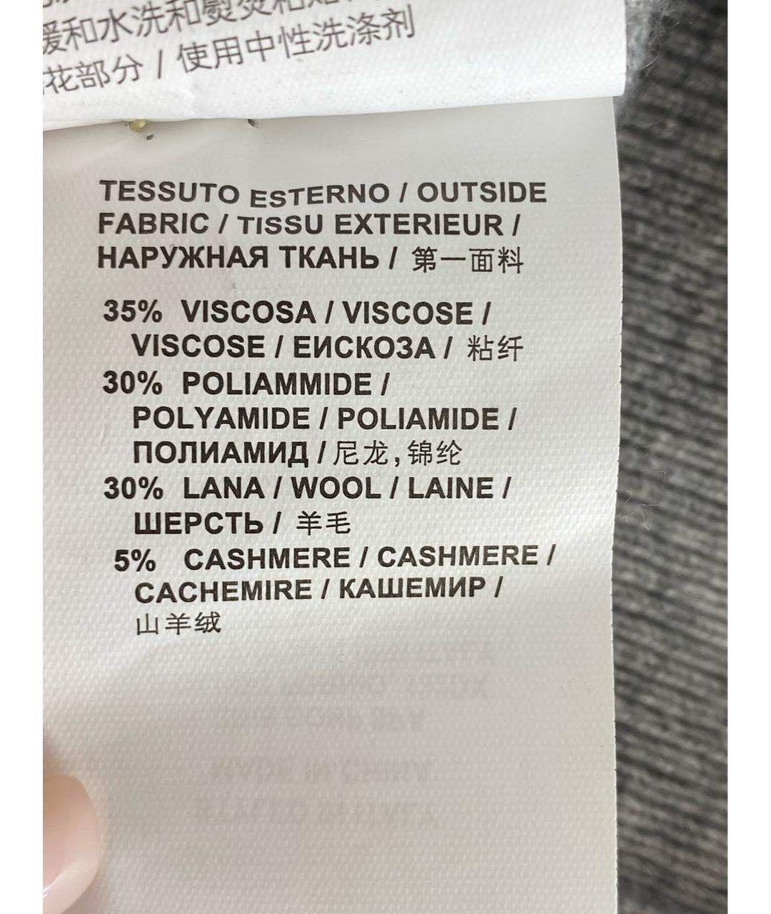 PINKO Серое вискозное повседневное платье, фото 7