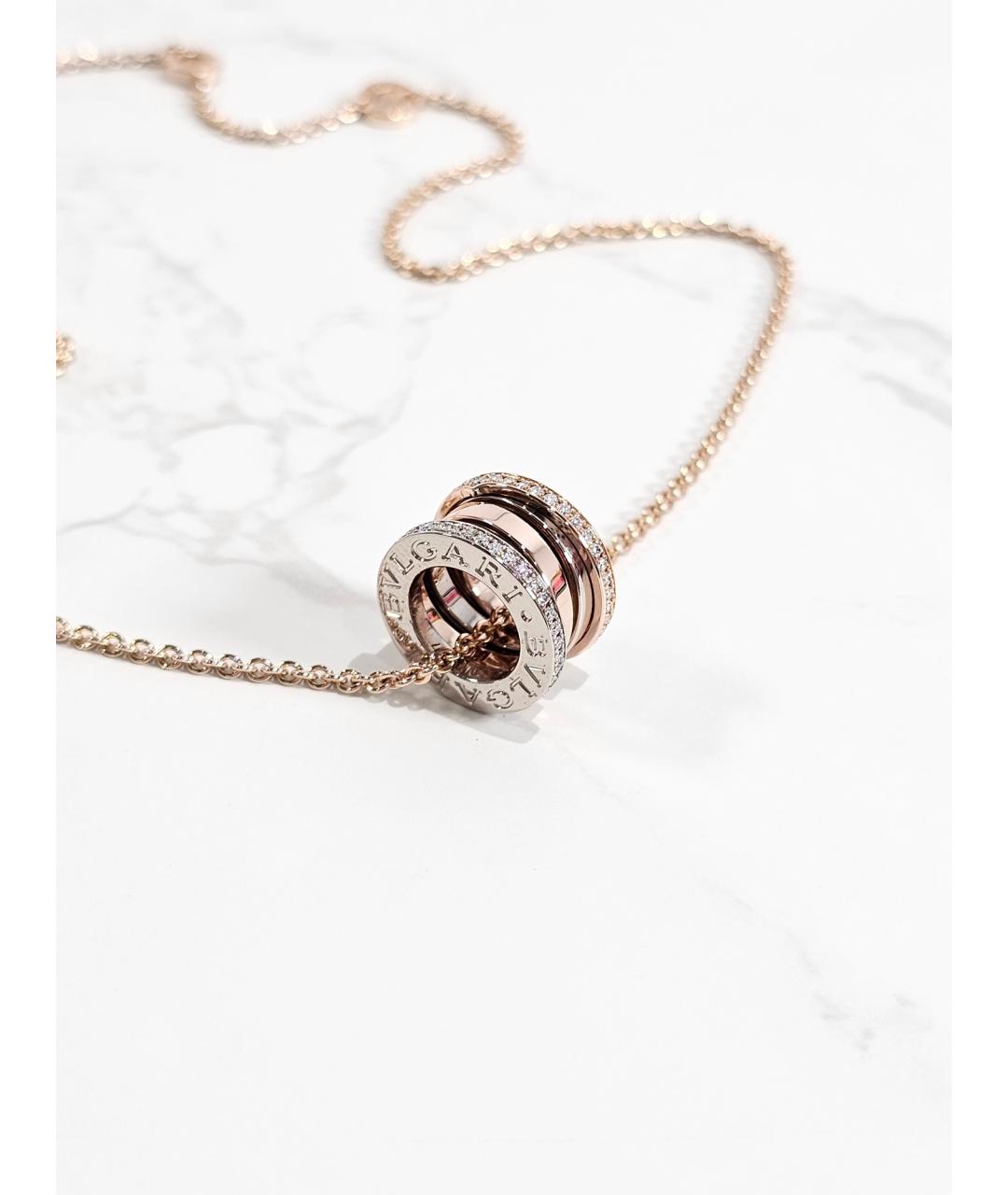 BVLGARI Золотое колье из розового золота, фото 2