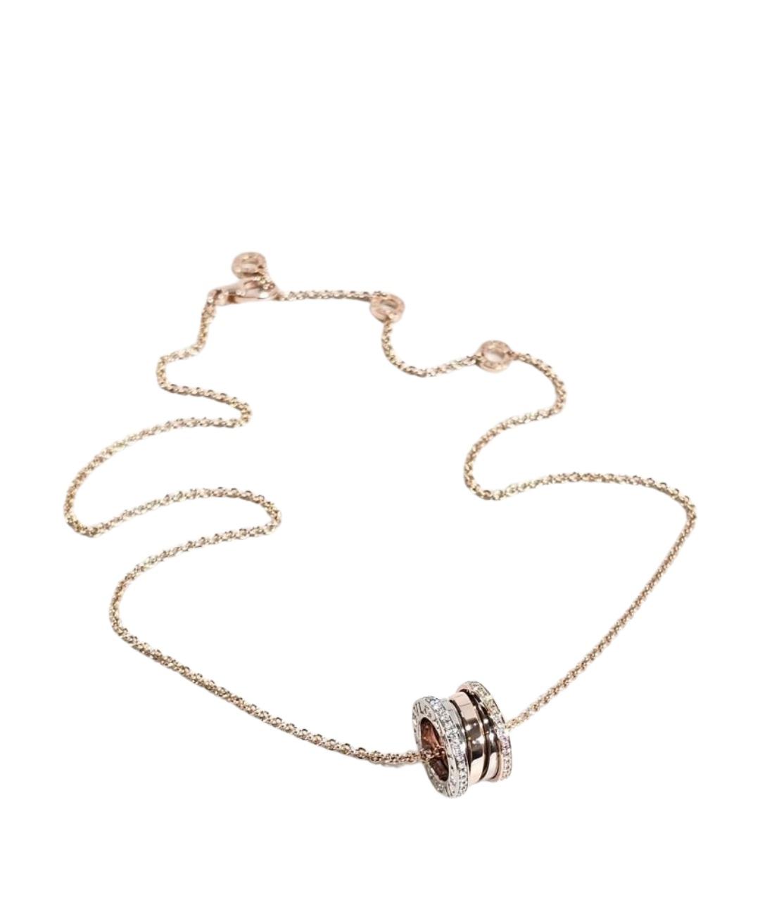 BVLGARI Золотое колье из розового золота, фото 1