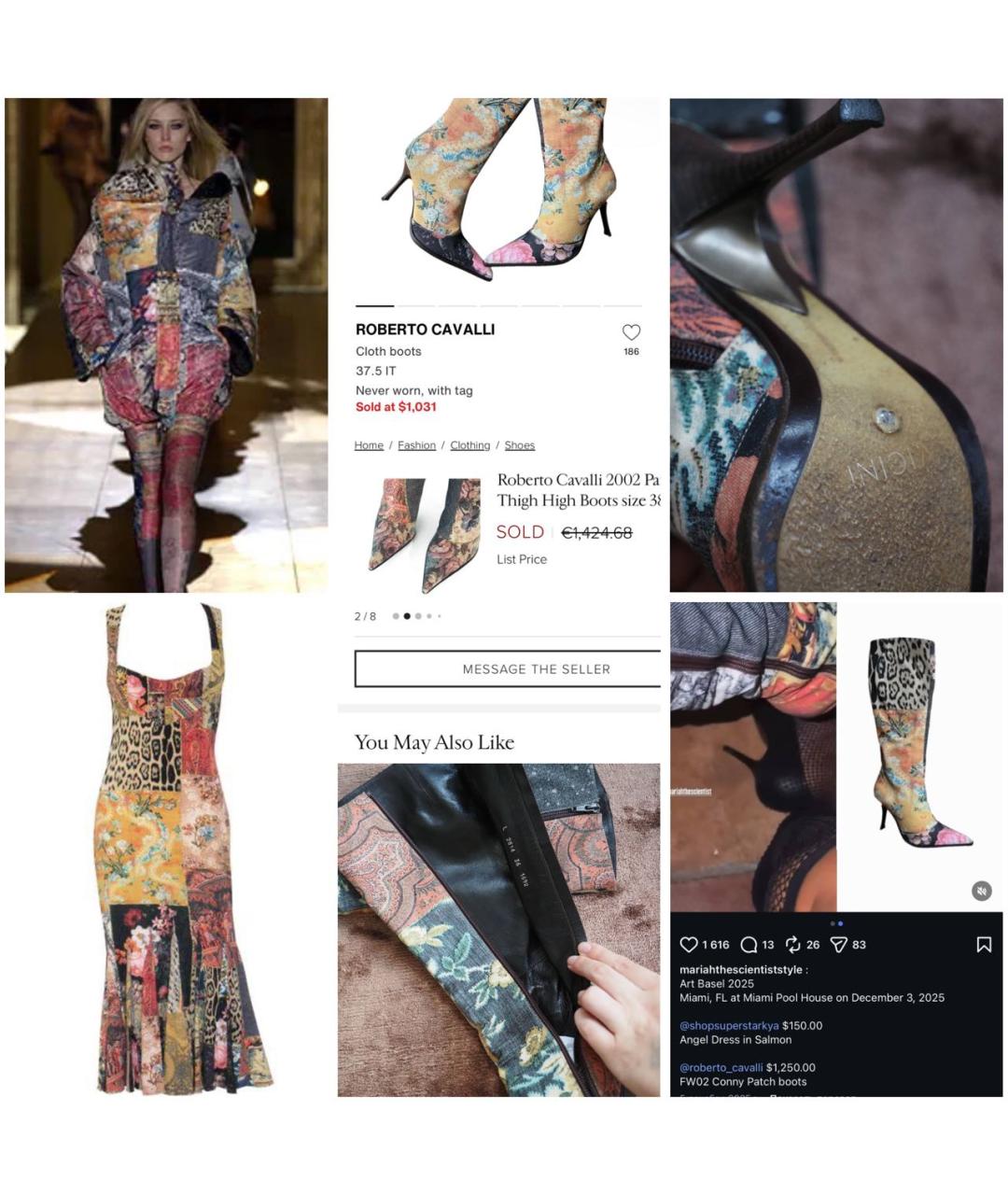 ROBERTO CAVALLI Сапоги, фото 7