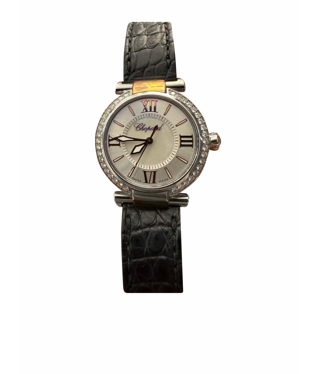CHOPARD Черные часы из розового золота, фото 1