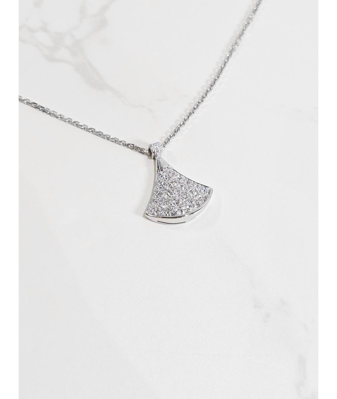 BVLGARI Серебряная подвеска из белого золота, фото 2