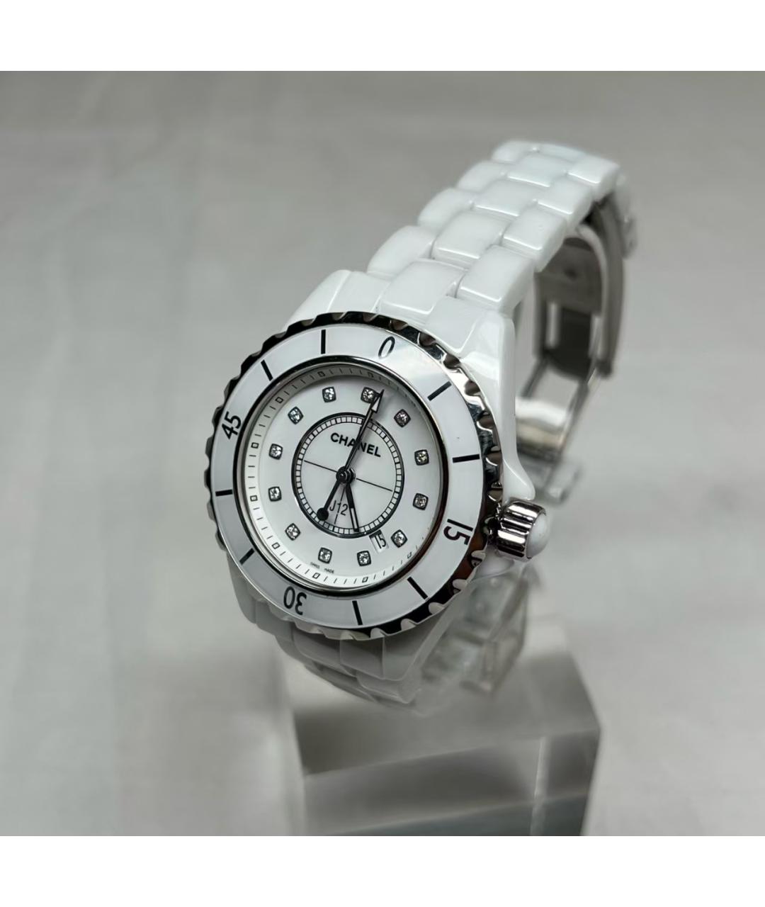 CHANEL Белые часы из желтого золота, фото 4