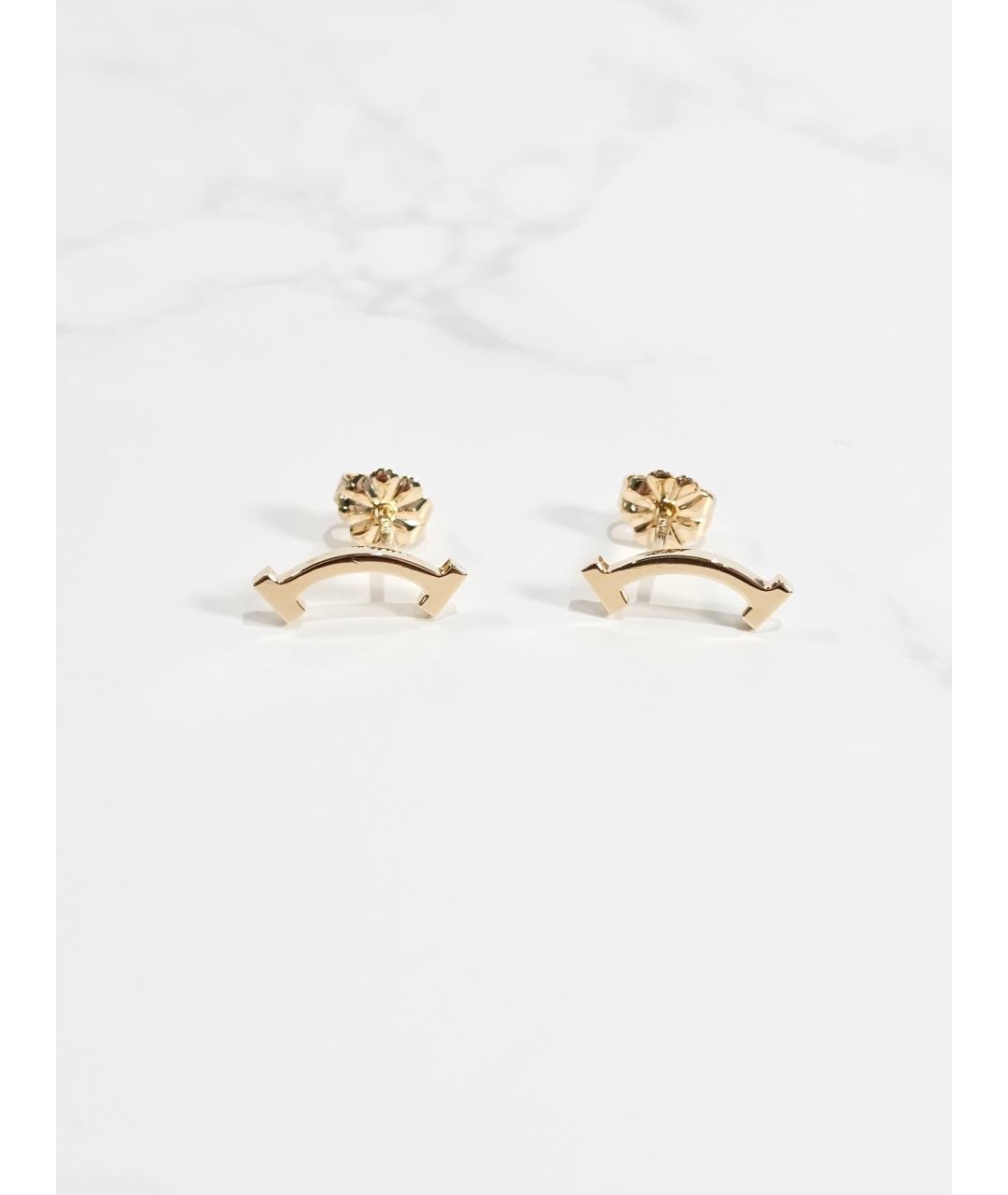 TIFFANY&CO Золотые серьги из желтого золота, фото 2