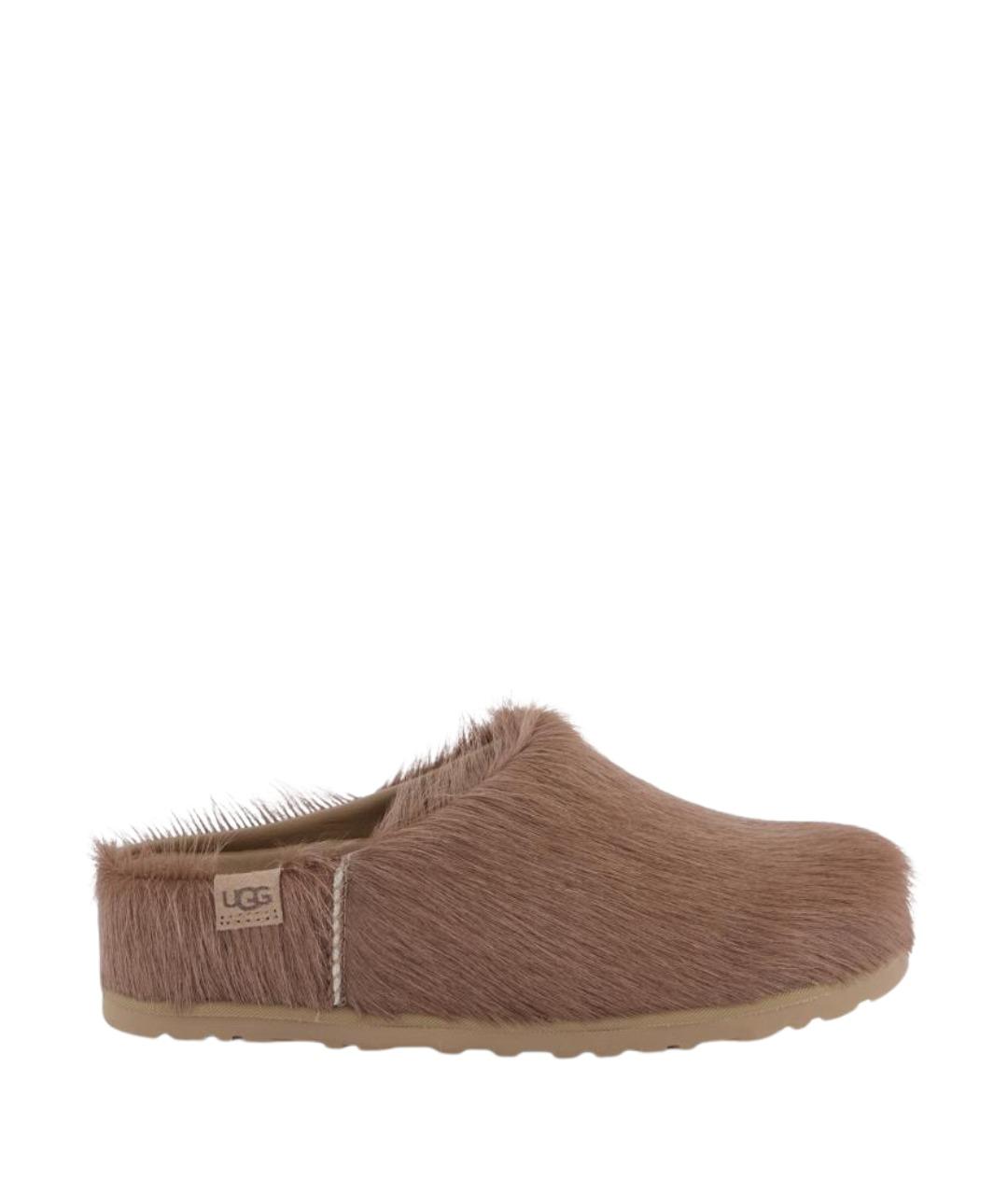UGG Коричневые кожаные сабо, фото 1
