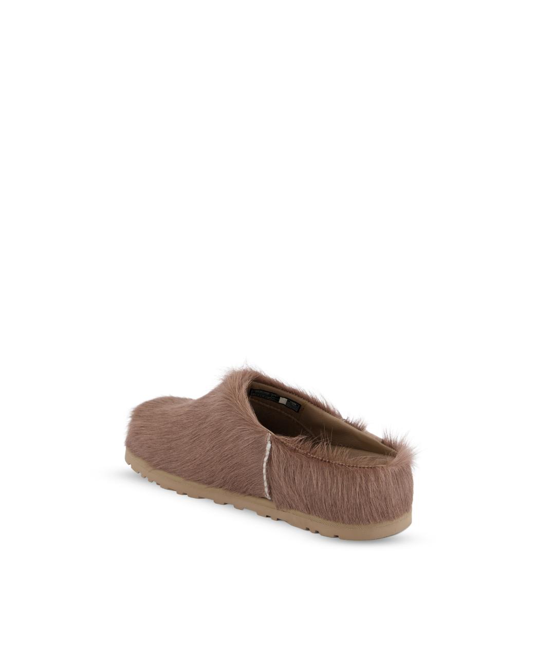 UGG Коричневые кожаные сабо, фото 3