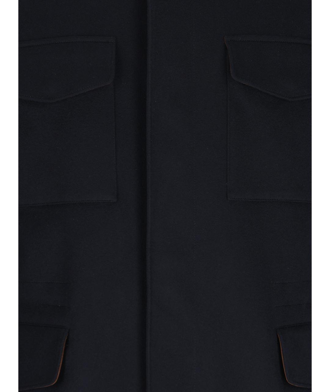 LORO PIANA Темно-синяя кашемировая куртка, фото 3