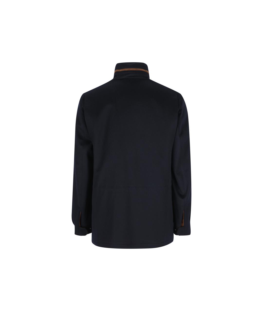 LORO PIANA Темно-синяя кашемировая куртка, фото 2
