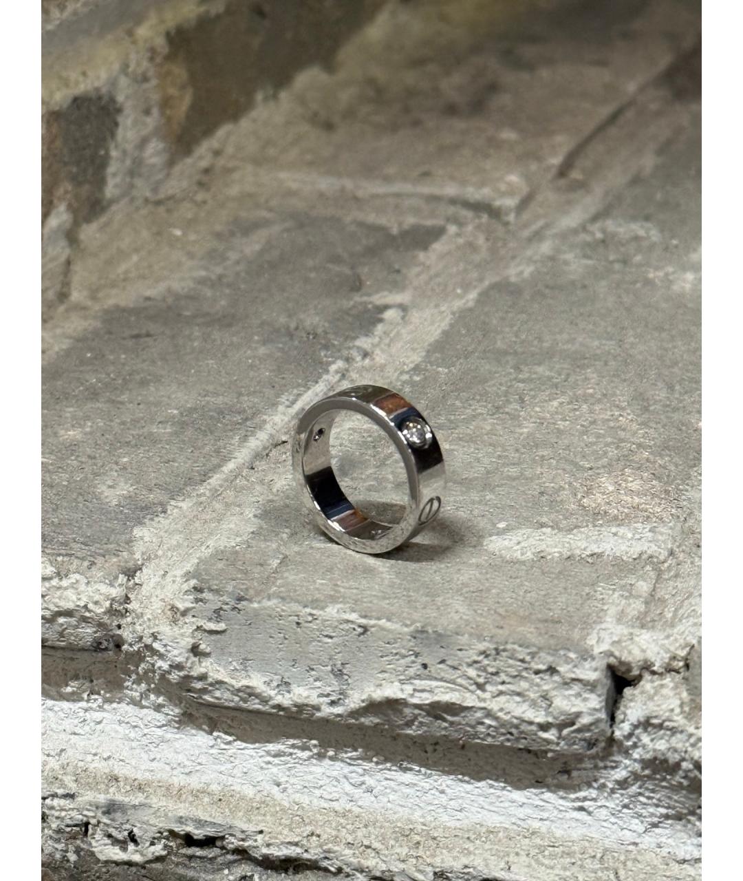 CARTIER Серебряное кольцо из белого золота, фото 3