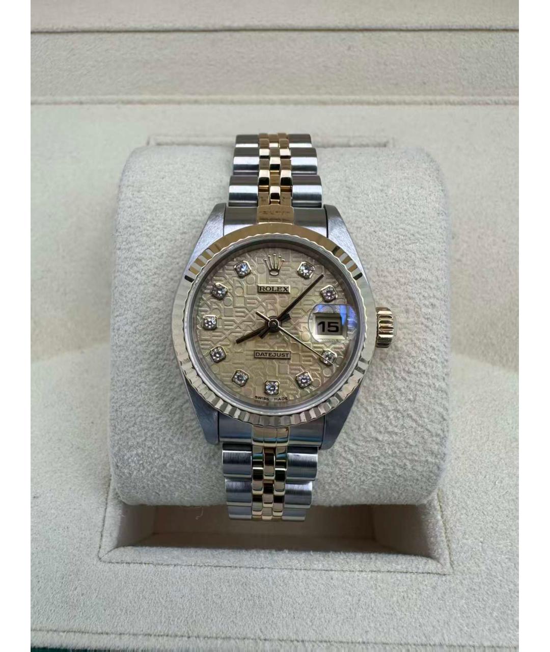 ROLEX Желтые часы из желтого золота, фото 5