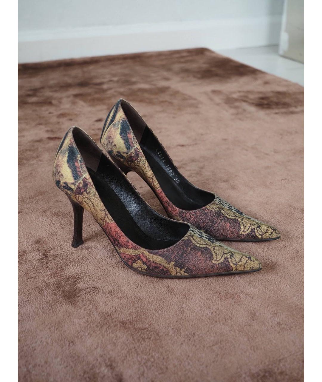 ROBERTO CAVALLI Кожаные туфли, фото 9