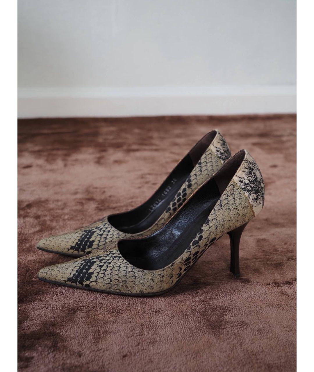 ROBERTO CAVALLI Кожаные туфли, фото 2