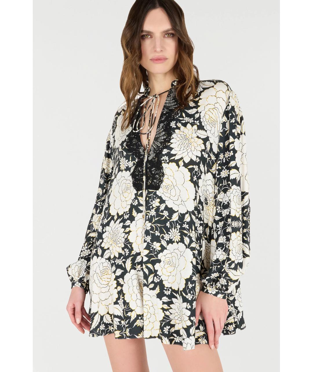 ROBERTO CAVALLI Мульти вискозное коктейльное платье, фото 2