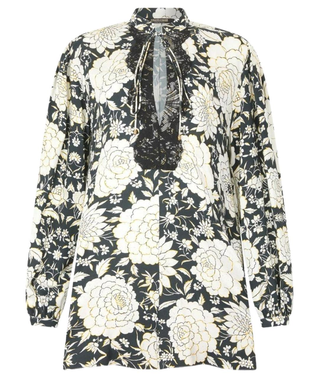 ROBERTO CAVALLI Мульти вискозное коктейльное платье, фото 1