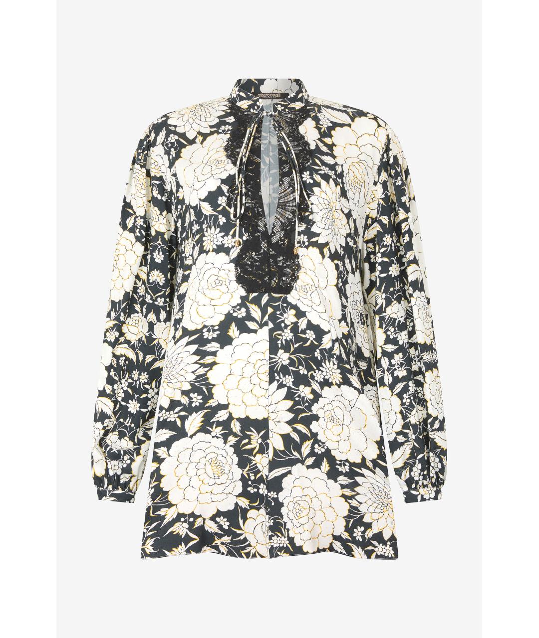 ROBERTO CAVALLI Мульти вискозное коктейльное платье, фото 6