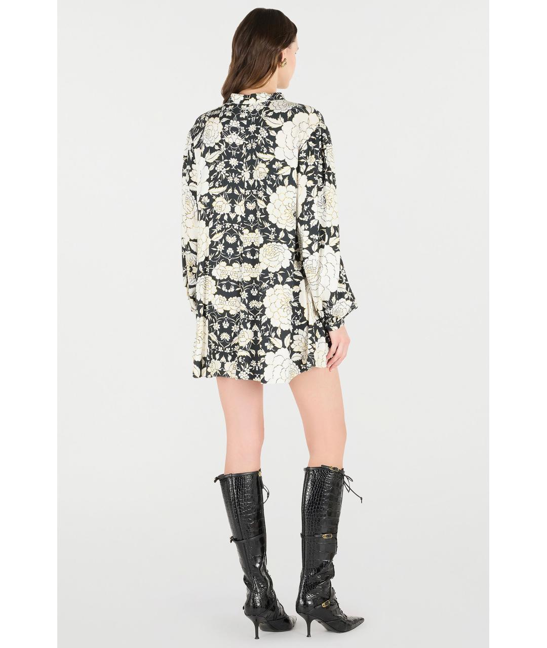 ROBERTO CAVALLI Мульти вискозное коктейльное платье, фото 5