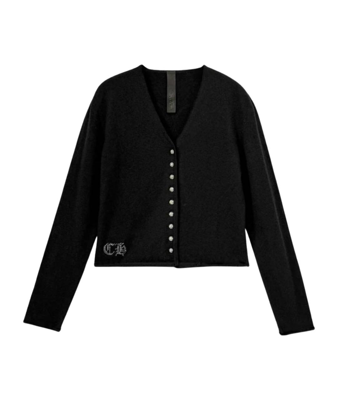 CHROME HEARTS Черный кардиган, фото 1