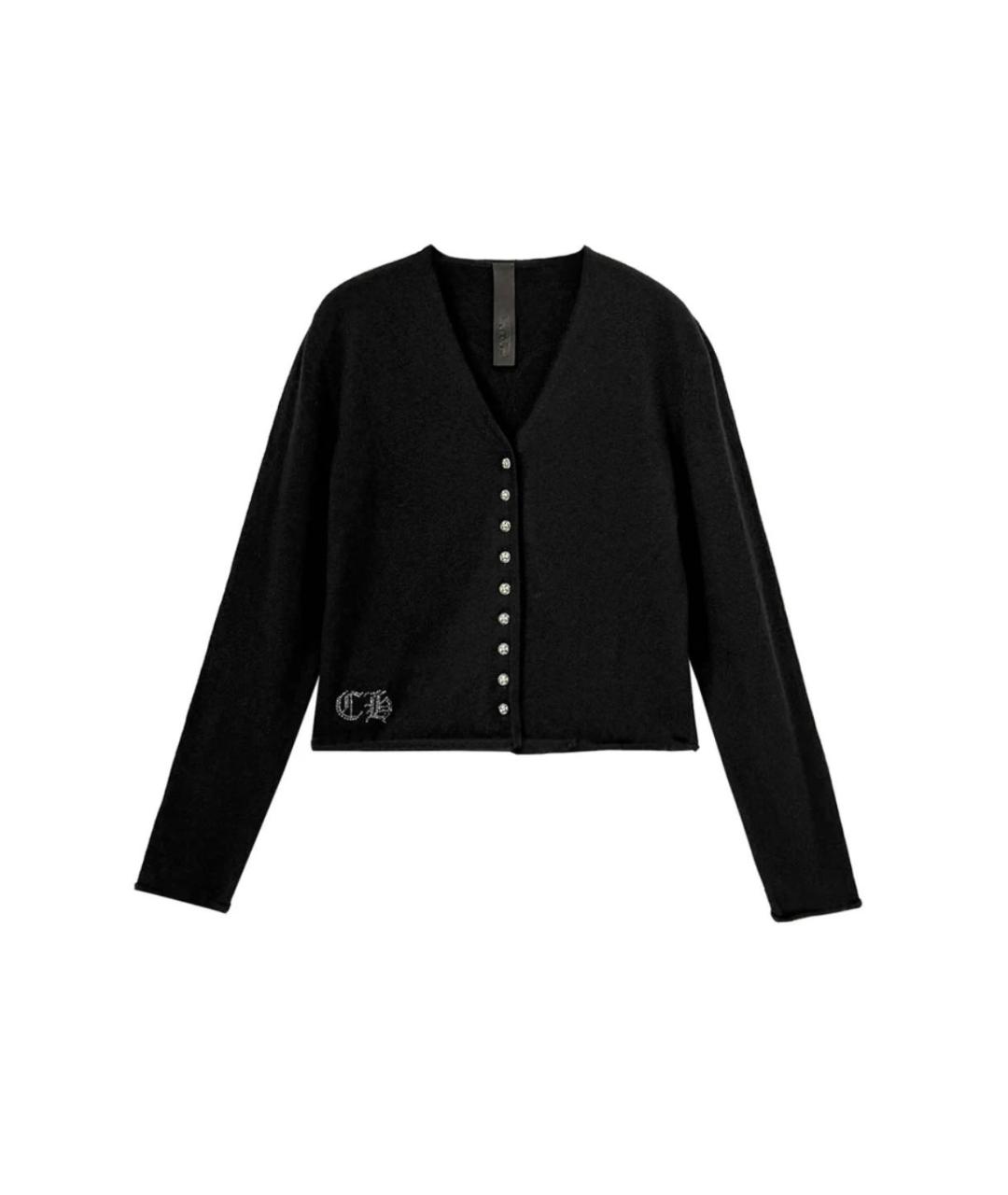 CHROME HEARTS Черный кардиган, фото 3