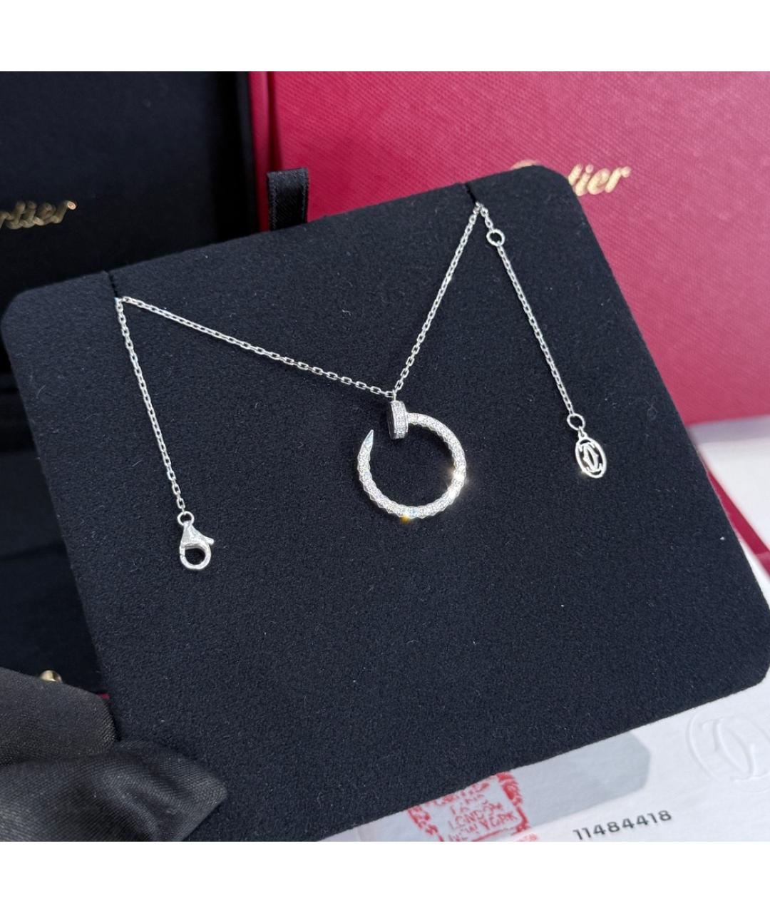 CARTIER Серебряная подвеска из белого золота, фото 4
