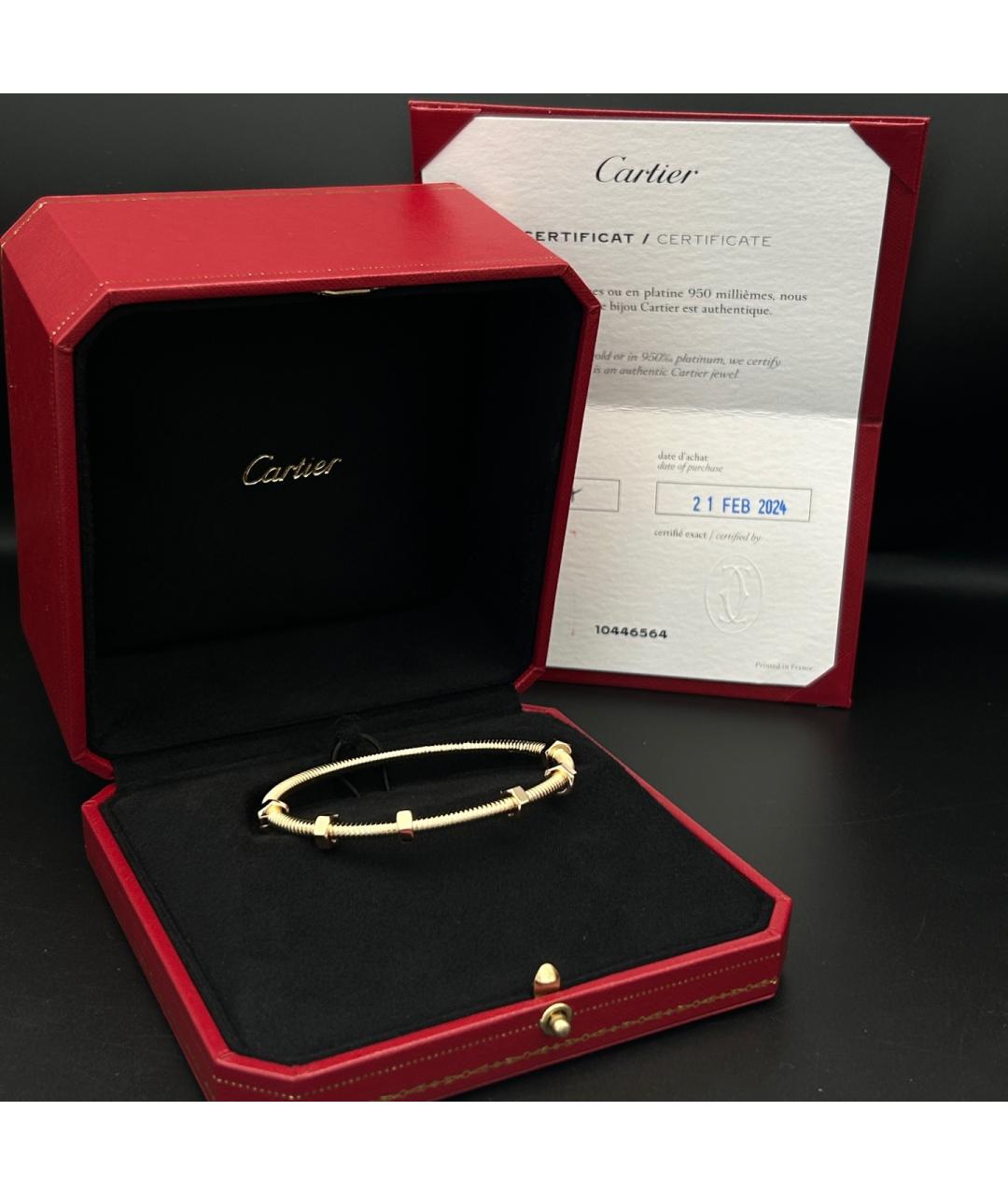 CARTIER Золотой браслет из розового золота, фото 6