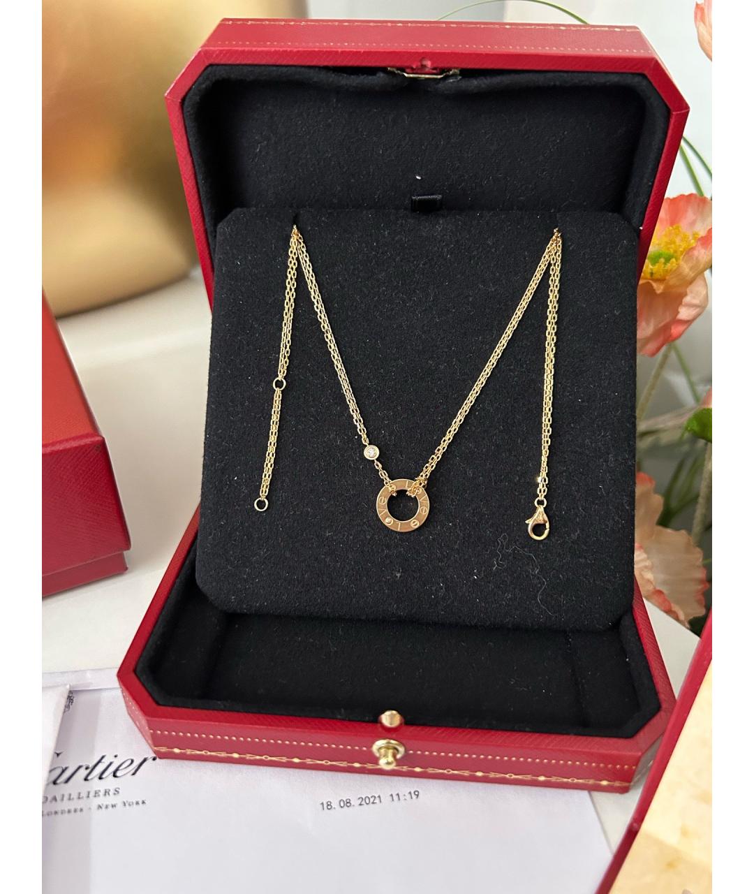 CARTIER Золотая подвеска из розового золота, фото 4
