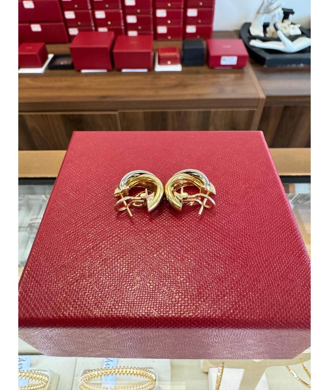CARTIER Золотые серьги из желтого золота, фото 4