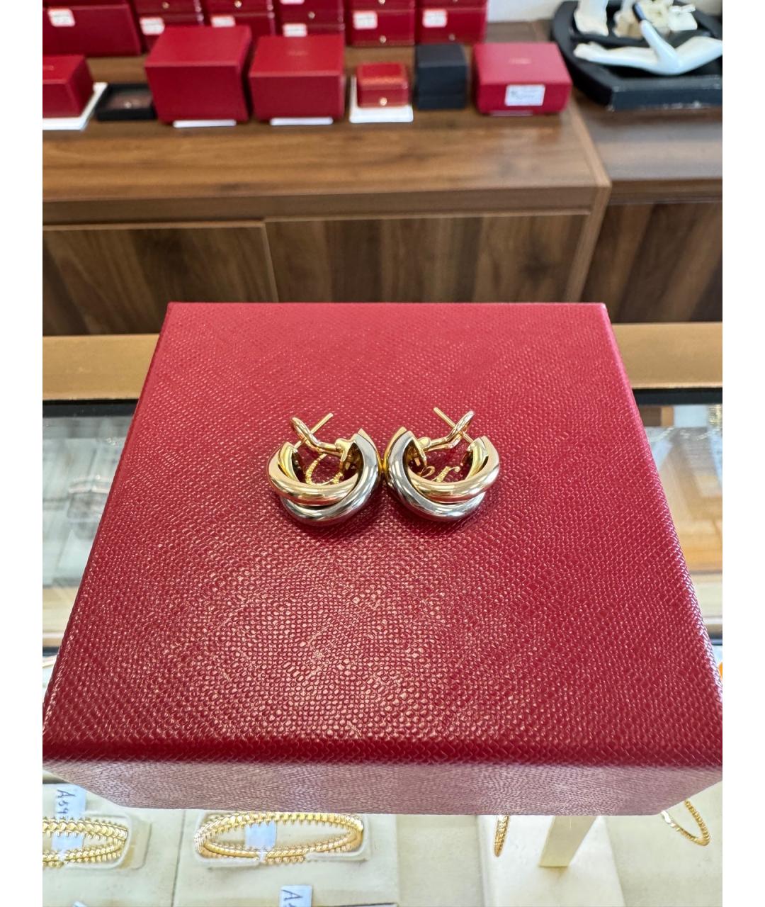 CARTIER Золотые серьги из желтого золота, фото 3