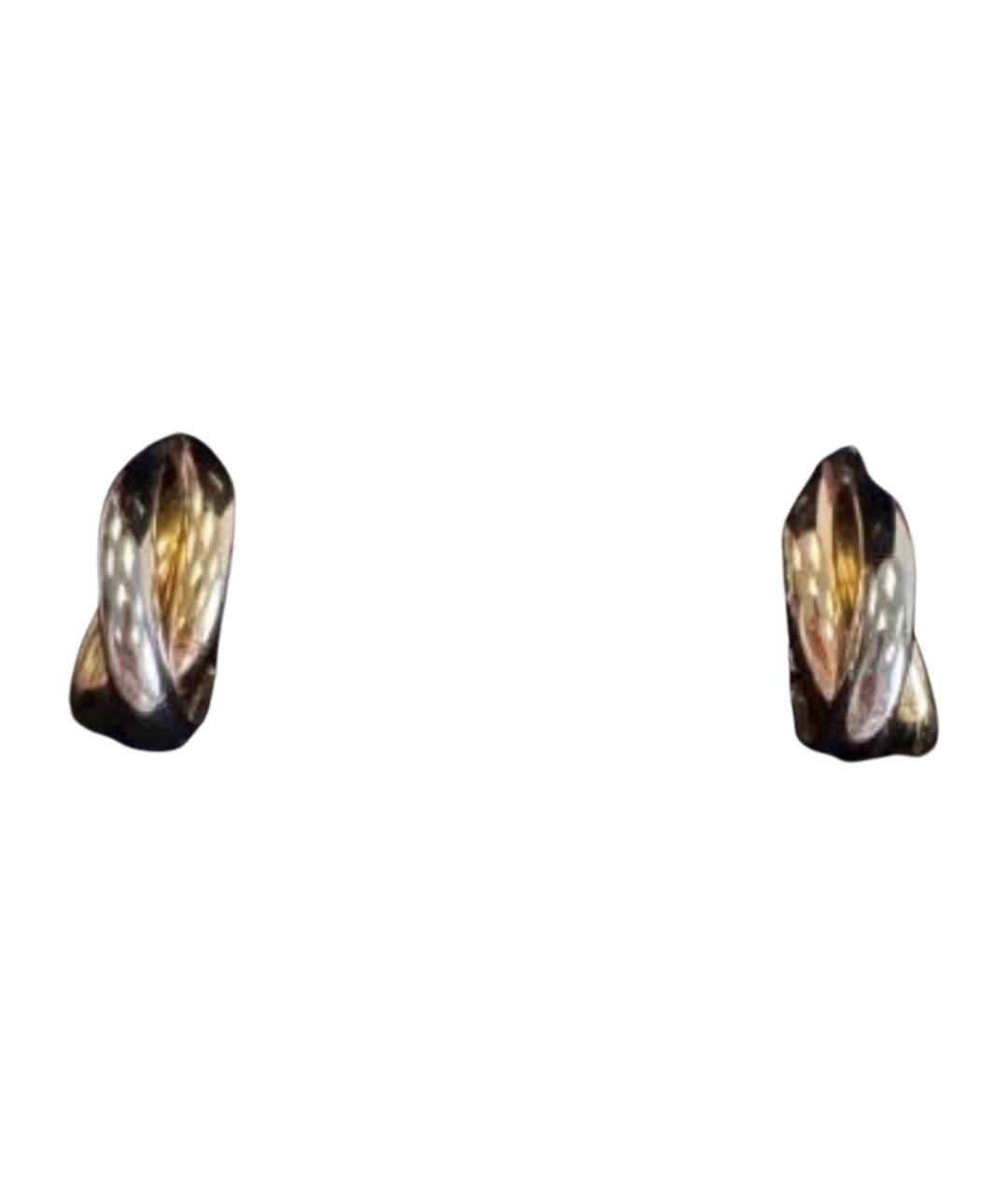 CARTIER Золотые серьги из желтого золота, фото 1