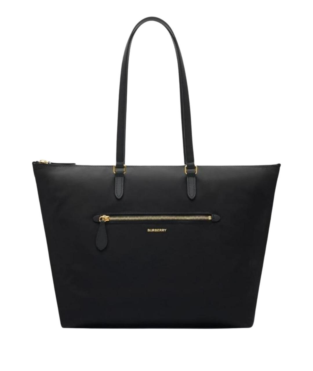 BURBERRY Черная сумка тоут, фото 1