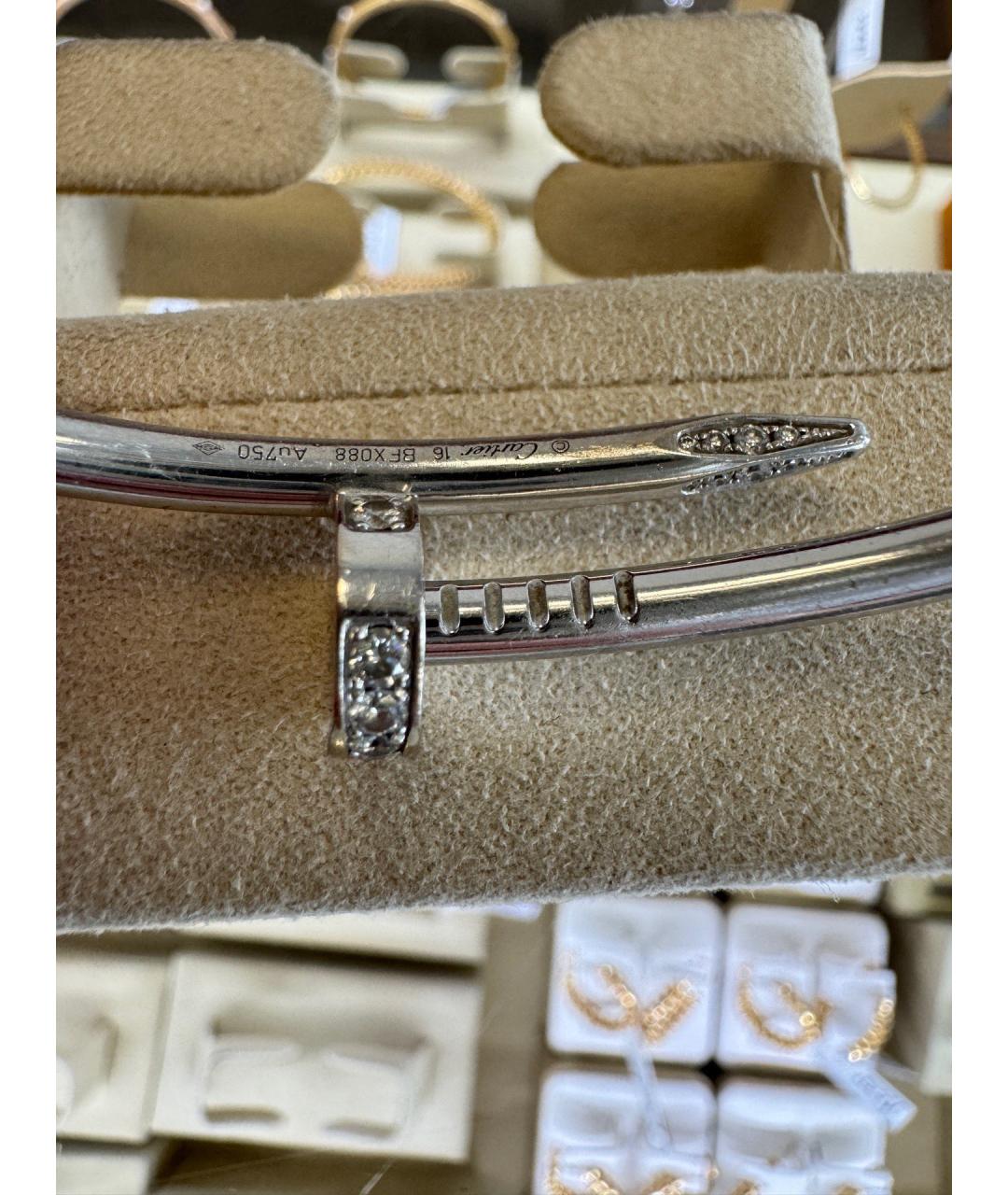 CARTIER Серебряный браслет из белого золота, фото 2