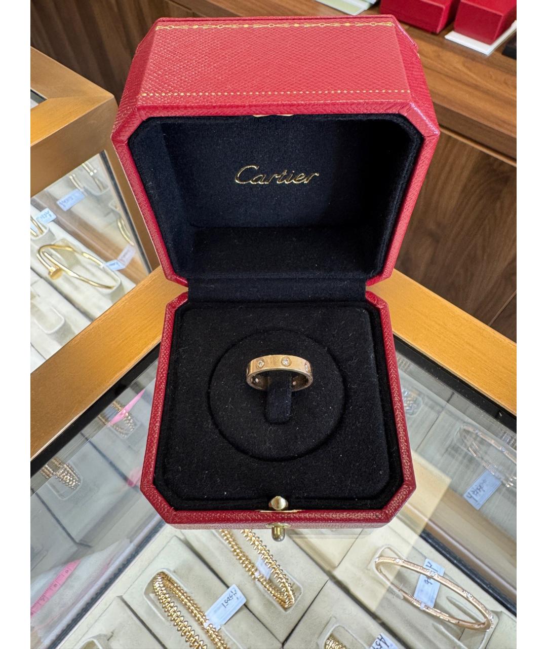 CARTIER Золотое кольцо из розового золота, фото 7