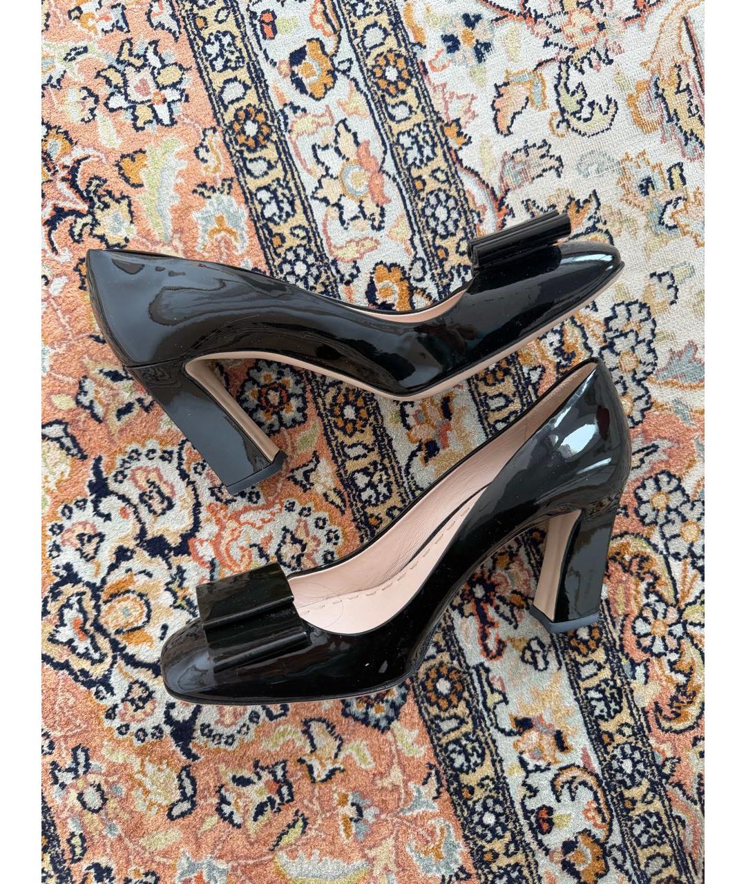 MIU MIU Черные туфли из лакированной кожи, фото 8
