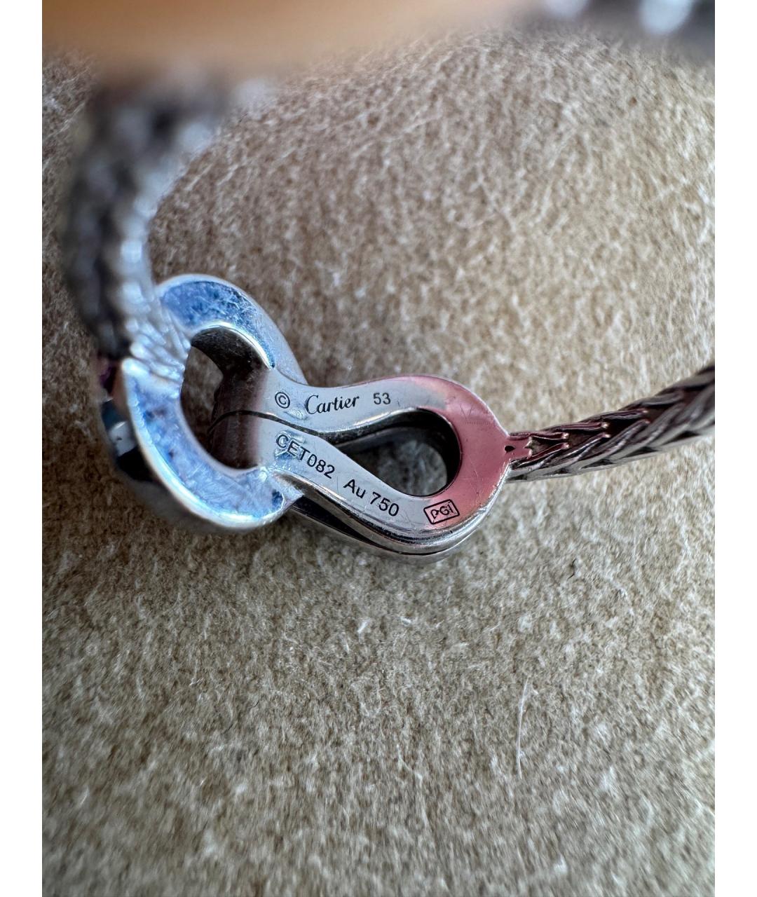 CARTIER Серебряное кольцо из белого золота, фото 4