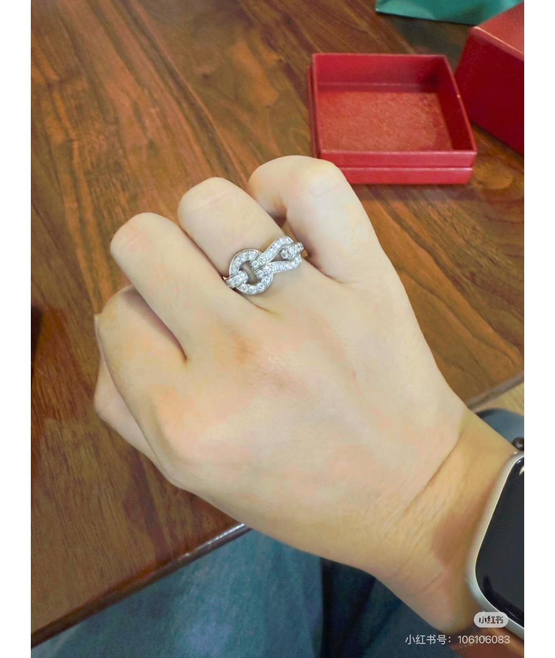 CARTIER Серебряное кольцо из белого золота, фото 7