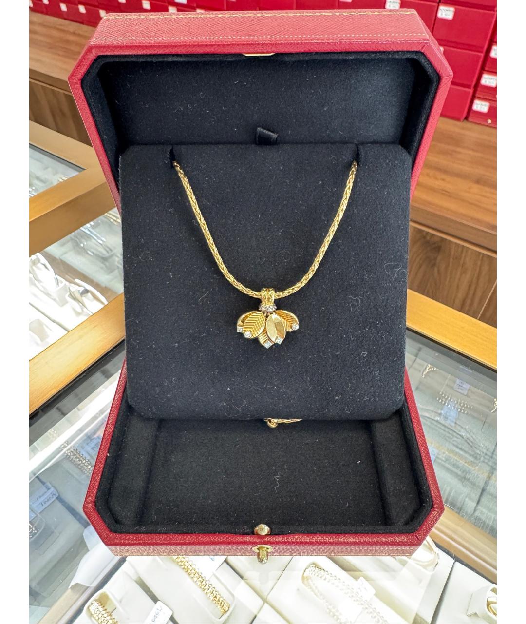 CARTIER Золотое колье из розового золота, фото 7
