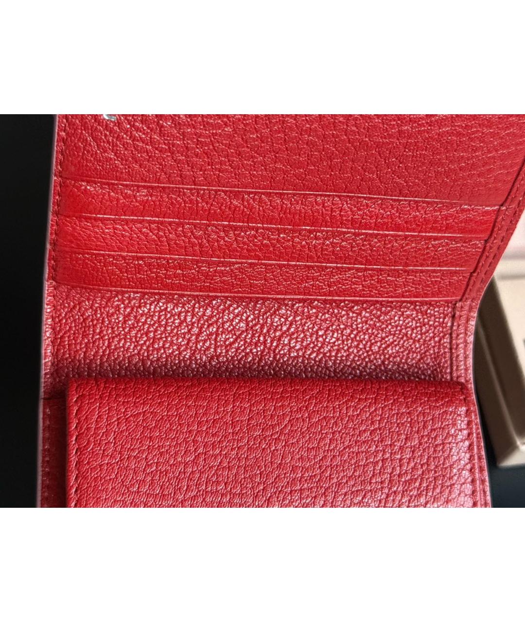 MIU MIU Розовый кожаный кошелек, фото 7