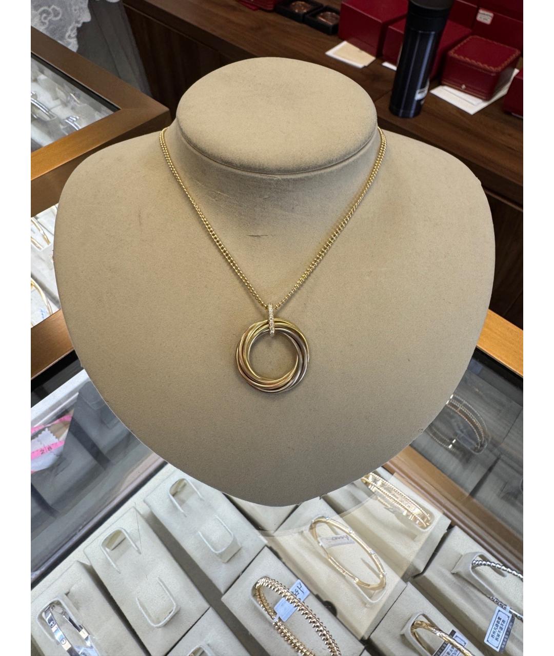 CARTIER Золотое колье из желтого золота, фото 2