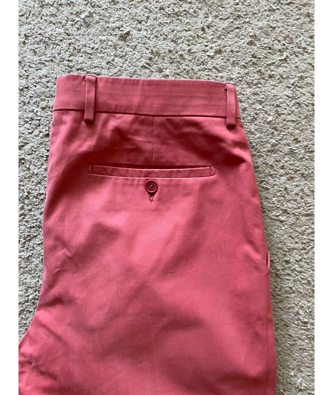 HERMES PRE-OWNED Розовые хлопковые брюки чинос, фото 2